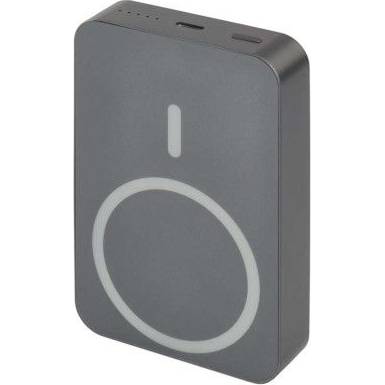 EMOS B0551GY Powerbank EMOS WI 1046, 10 000 mAh, 20 W+Wireless, grau