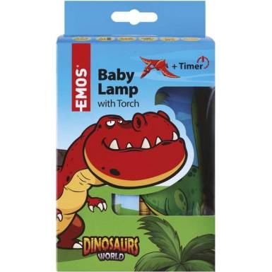 Detská LED lampa EMOS P3380 s baterkou - Dino