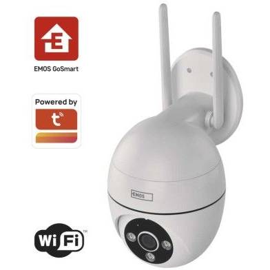 EMOS H4057 GoSmart IP-800 WASP Outdoor Swivel Camera with Wi-Fi, White