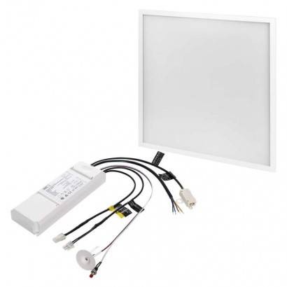 EMOS Lighting ZR1412E LED panel 60×60, štvorcový zapustený biely, 40W neutrálna biela, núdzový