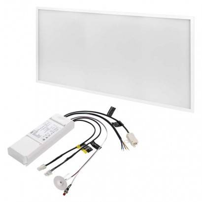EMOS Lighting ZR2212E LED panel 30×60, obdĺžnikový zapustený biely, 18W neutrálna biela, núdzový
