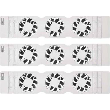 EMOS P56PR3 Fan under radiator TRIO, white