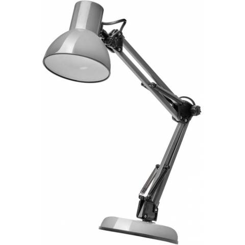 EMOS Z7609G Stolná lampa LUCAS pre žiarovku E27, tmavosivá