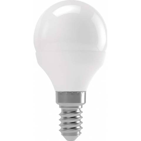 EMOS ZL3911 LED žiarovka Basic Mini Globe 8W E14 teplá biela