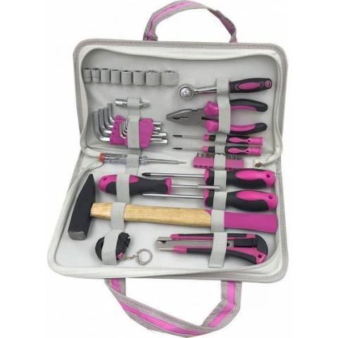 Festa 17247 Tool set 32pcs in pink case