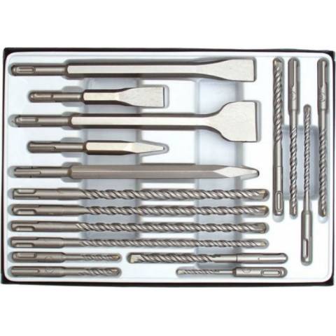 FESTA 20952 Set of chisels and drills SDS+ 17pcs