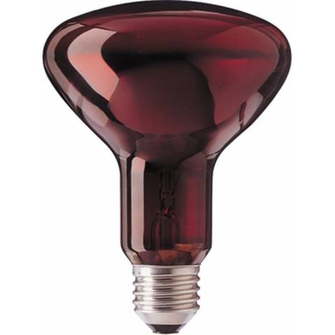 Infrarotlampe 100W E27 rot D95