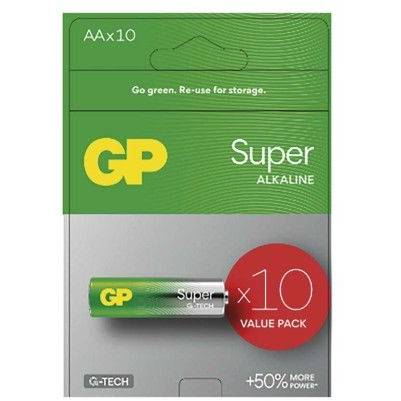 GP B0121G GP Super AA Alkalibatterie (LR6)