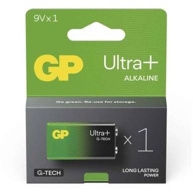 GP B03511 GP Ultra Plus 9V Alkali-Batterie (6LF22)