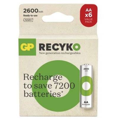GP B2527V Wiederaufladbare Batterie GP ReCyko 2600 AA (HR6)