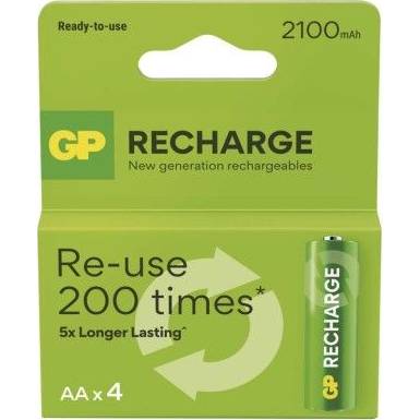 GP B27214 Nabíjecí baterie GP Recharge 2100 AA (HR6) 4ks