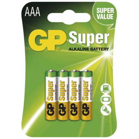 Alkalické batérie AAA Super LR03 B1311 blister 4ks