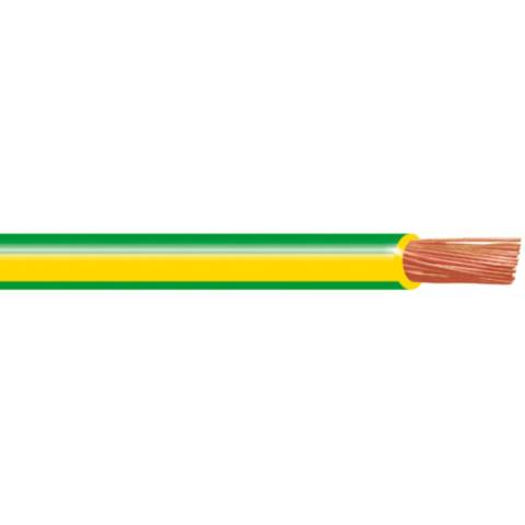 H07V-K 10 mm (CYA) žltozelený kábel
