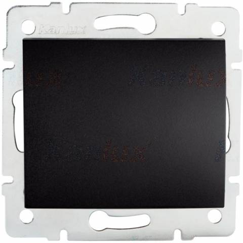 Kanlux 33615 LOGI Jednopólový vypínač - č. 1 - čierny matný