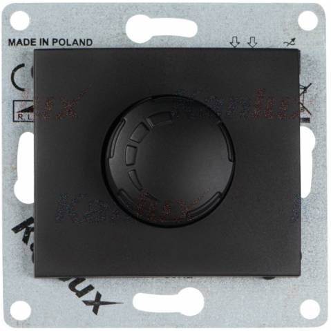 Otočný stmievač LED 3 - 100W - čierny matný Kanlux DOMO
