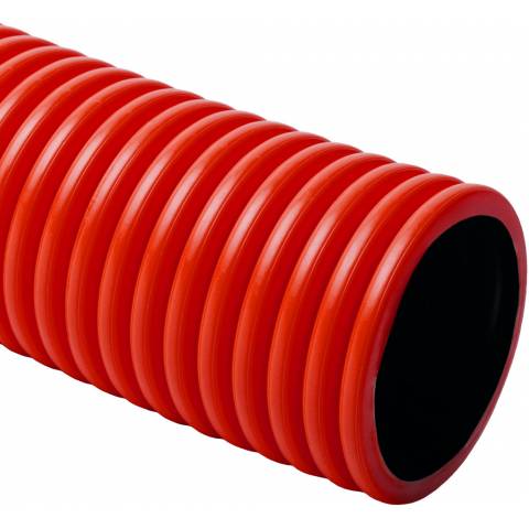Červená chránička na uloženie kábla v zemi, priemer 50 mm, typ KF 09050_BA