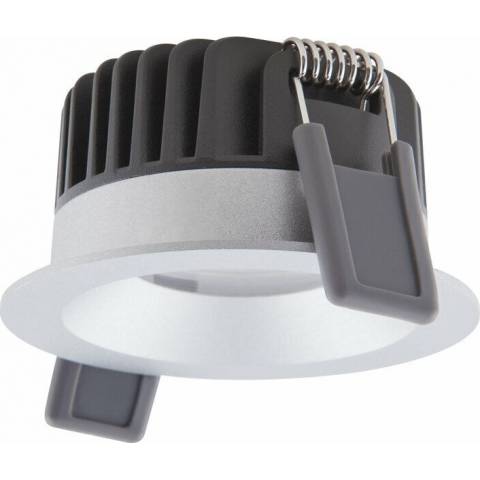 Ledvance 4058075799608 Led-Deckenleuchte silber 8W 3000K CRI90 36° dimmbar