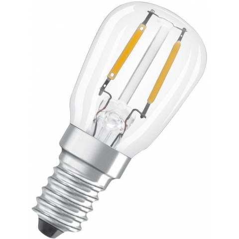 Ledvance 4099854066108 LED-Kühlschrankglühbirne LED Special T26 10 300° Filament P 1.3W 827 Clear E14