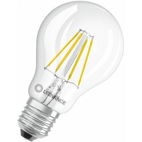 Ledvance 4099854068980 LED-Glühbirne LED Classic A 40 Filament V 4W 827 Clear E27