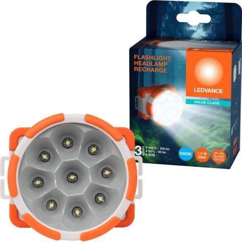 Ledvance 4099854175527 LED headlamp FLASHLIGHT CAMPING 1200mAh