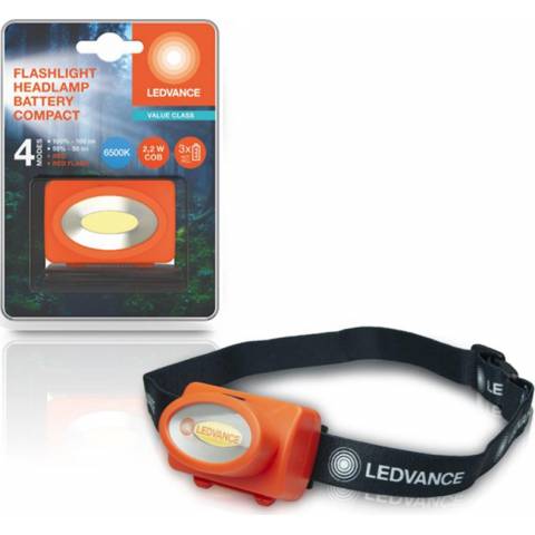 Ledvance 4099854175749 LED čelovka FLASHLIGHT HEADLAMP BATÉRIA COMPACT 3xAAA