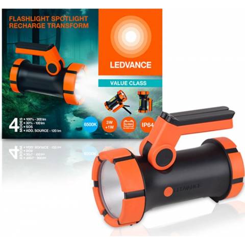 Ledvance 4099854175763 LED baterka FLASHLIGHT SPOTLIGHT TRANSFORM 2400mAh IP64