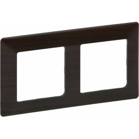 Legrand 754172 Double frame dark wood Valena LIFE