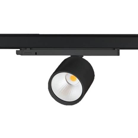 Lival BINGO GA-016 WFL50 6G1206/940 0,85A G3 black luminaire for 3F rail