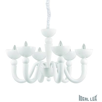 Massive 093994 Závěsné svítidlo ideal lux bon bon sp6 bianco  bílé 80cm