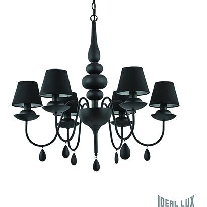 Massive 111872 Závesné svietidlo ideal lux blanche sp6 nero black 75cm