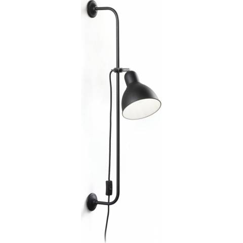 Massive 179643 Nástěnná lampa ideal lux shower ap1 nero  černá