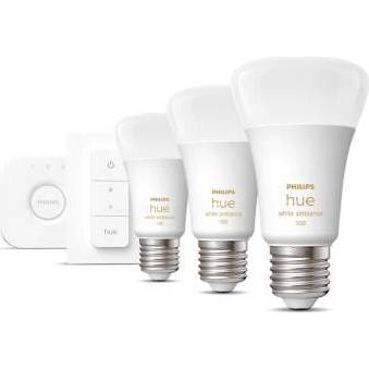 Massive 8719514291232 Hue Bluetooth 3x žiarovka LED E27 A60 8W 1100lm 2200-6500K + mostík + ovládač