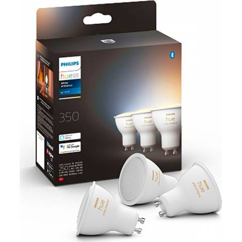 Massive 8719514342804 Hue Bluetooth 3x žárovka LED GU10 4,3W 350lm 2200-6500K