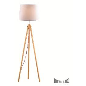 Masívna 089805 Stojacia lampa ideal lux york pt1 imitácia dreva