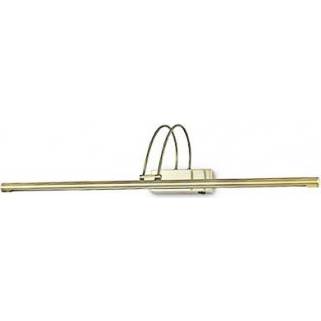 Masívne 121130 Led nástenné svietidlo ideal lux bow ap114 ottone satinato brass 76cm