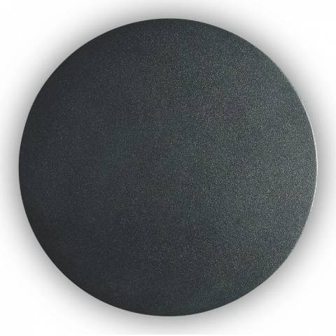 Masívne 195742 Led nástenné svietidlo ideal lux cover ap1 round small nero round black 15cm