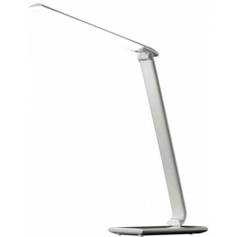 Stolná LED lampa Massive WO37-W s možnosťou stmievania, 12 W, voliteľná teplota svetla, biely lesk
