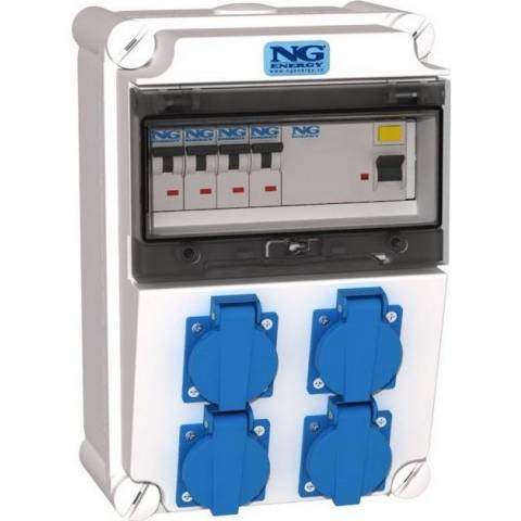 N.G.Elektro SC 31 309 E.02 Socket wall cabinet with fuse