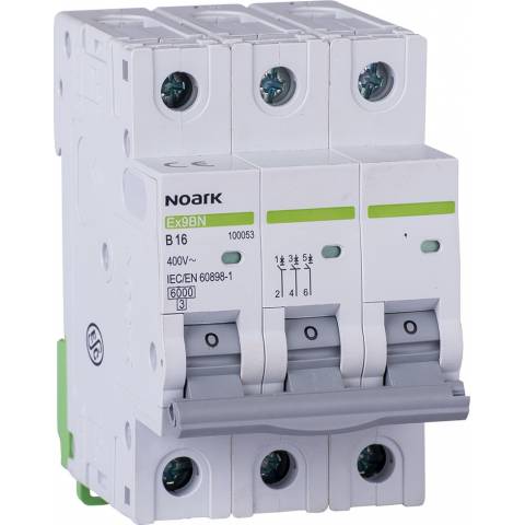 Circuit breaker 6kA Ex9BN 3P B13 Noark