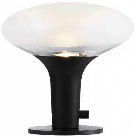 Nordlux NL 84435003 NORDLUX 84435003 Dee 2.0 - Elegantní stolní lampa z matovaného skla 24cm, černá