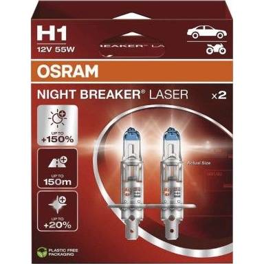 Osram C2608.1 H1 12V/55W 10XBLI1 DUOBOX