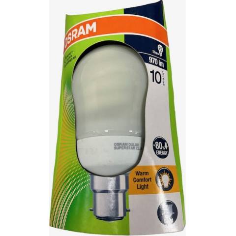 Osram DULUX Superstar Classic A B22d 17W/ 2500 K, 970 lm