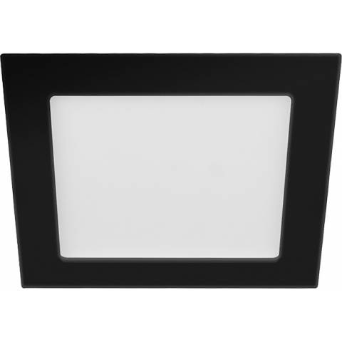 Zapustené LED svietidlo DOWNLIGHT CCT IP44 štvorcová čierna