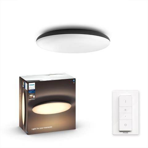 Philips 40967/30/P6 Hue Cher SVÍTIDLO STROPNÍ 39W 3000lm 2200-6500K, černá BT