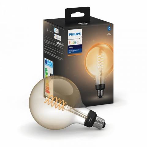 Philips 8719514279131 Hue Bluetooth žiarovka LED Filament G125 E27 7W 550lm 2100K