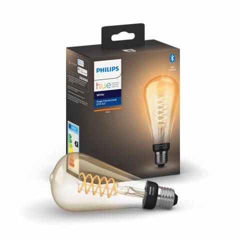 Philips 8719514279179 Hue Bluetooth žiarovka LED Filament ST72 E27 7W 550lm 2100K
