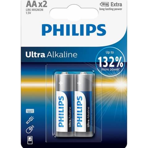 Baterie Ultra Alkaline AA LR6E2B/10 blistr 2xAA