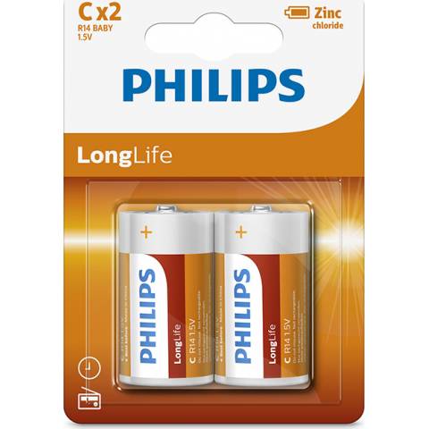 Batterie Longlife C R14L2B/10 blister 2xR14