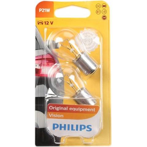 Car bulb B2 P21W 12V BA15S blister 2pcs