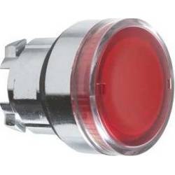 Control head push button illuminated, red SCHNEIDER ZB4BW343